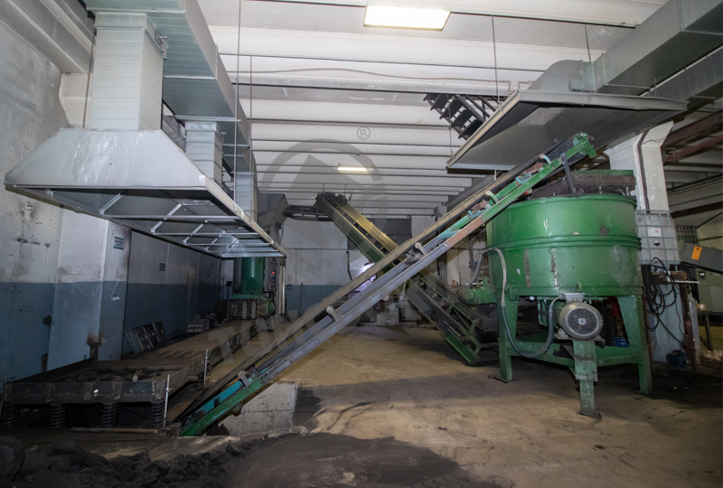 Yaş kum dönüşüm tesisi